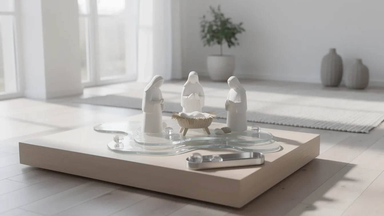 Come creare l’effetto acqua nel presepe senza usare acqua vera e rischiare guasti