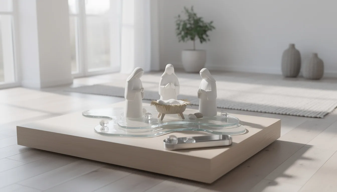 Come creare l’effetto acqua nel presepe senza usare acqua vera e rischiare guasti