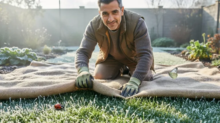 Come proteggere il prato dal freddo in pochi minuti