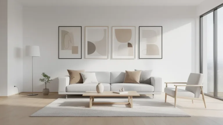 I quadri appesi all’altezza sbagliata rovinano tutto: ecco dove posizionarli davvero