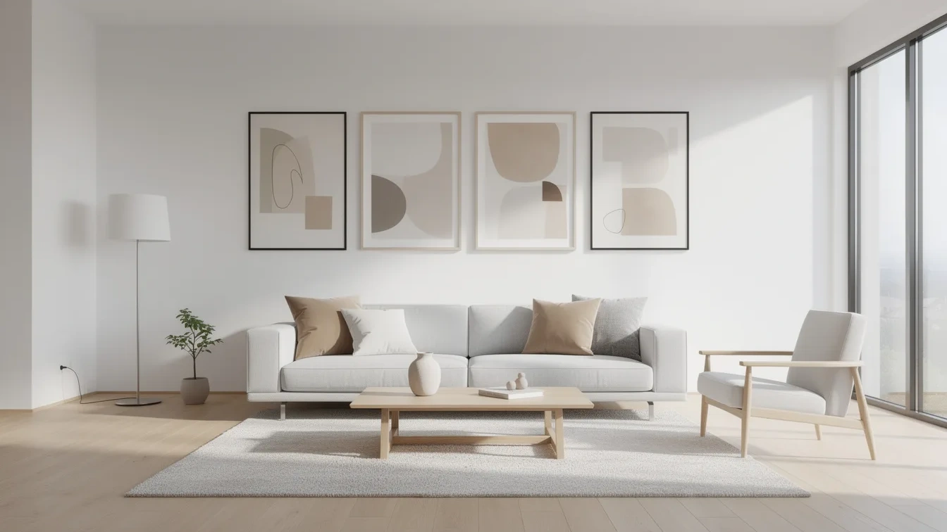 I quadri appesi all’altezza sbagliata rovinano tutto: ecco dove posizionarli davvero