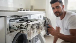 scopri il metodo semplice per pulire il cassetto della lavatrice, eliminando la muffa nera senza doverlo smontare. guida pratica e consigli efficaci per una lavatrice sempre fresca.