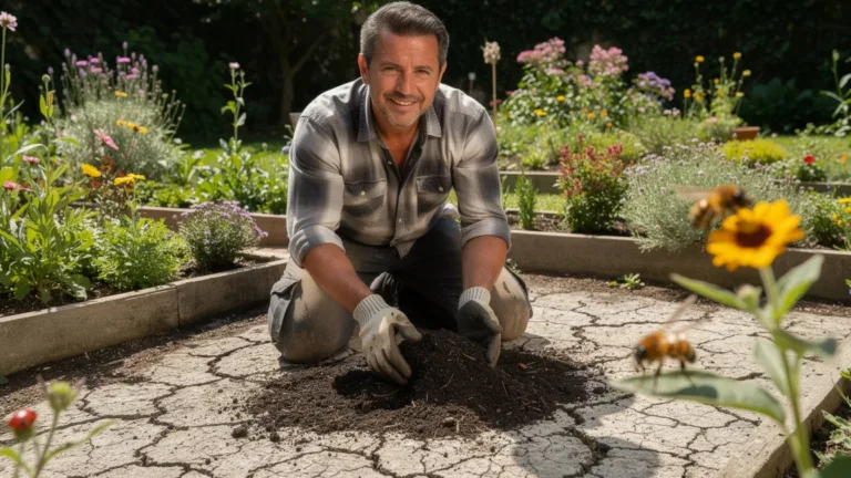 Il terreno del giardino è duro come cemento? Come ammorbidirlo senza scavare