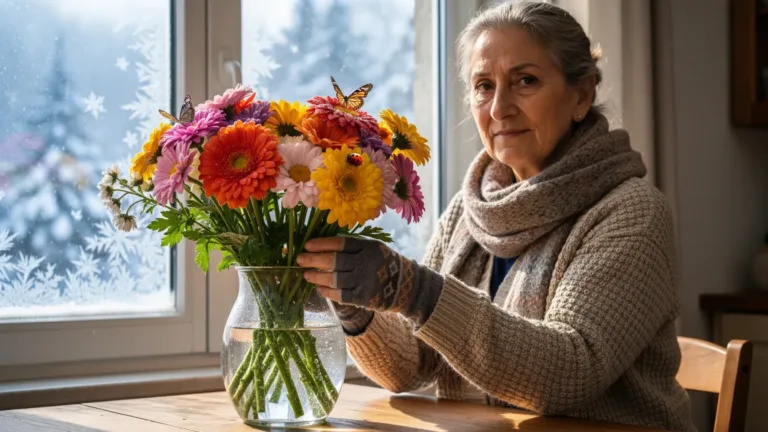 Il trucco per mantenere i fiori in vaso anche col freddo