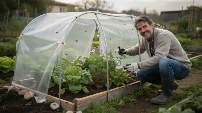 Il tunnel freddo fai da te che protegge l’orto e costa meno di 20 euro