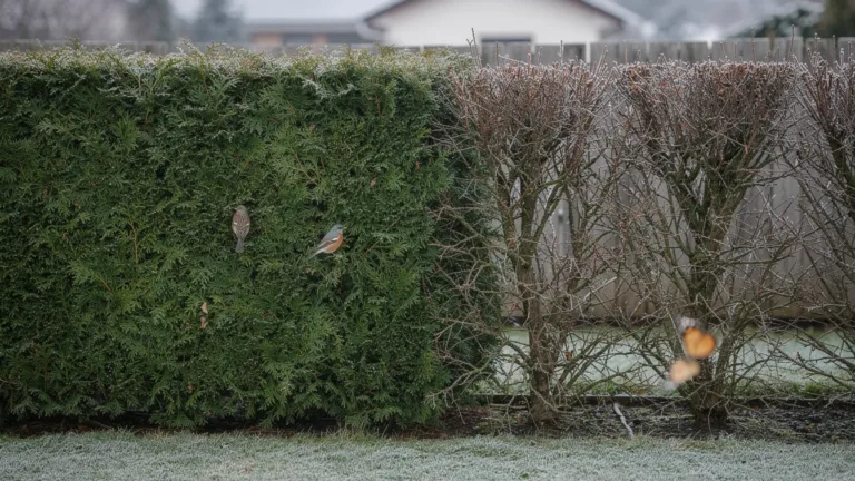 La siepe perde le foglie in inverno? Quali specie scegliere per avere privacy tutto l’anno