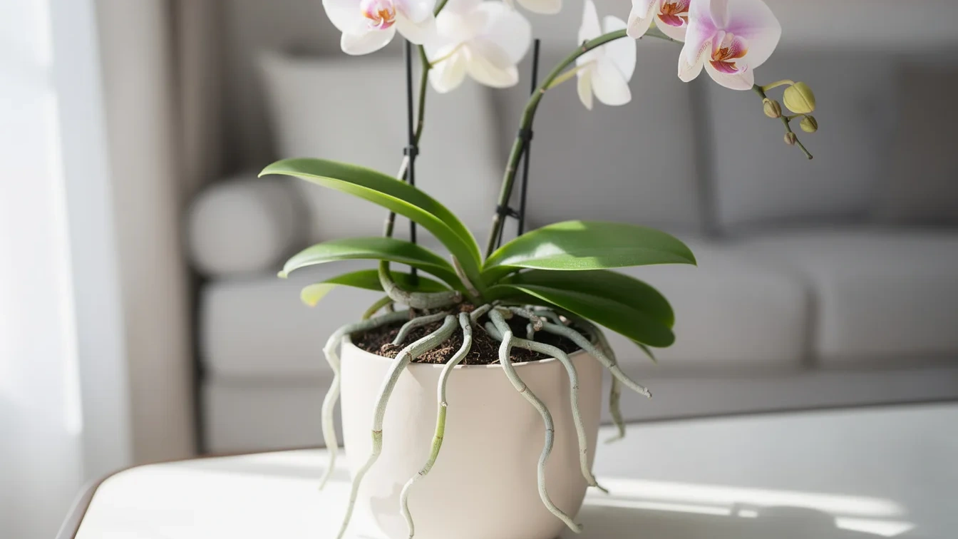 Le radici dell’orchidea escono dal vaso? Perché è un buon segno e cosa fare